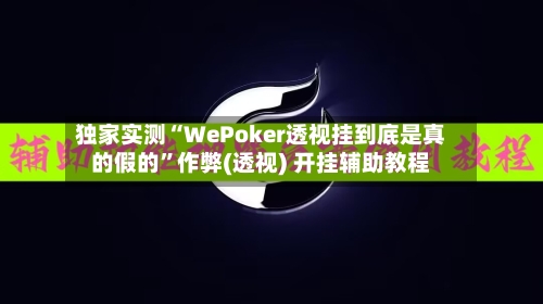 独家实测“WePoker透视挂到底是真的假的”作弊(透视) 开挂辅助教程-第3张图片