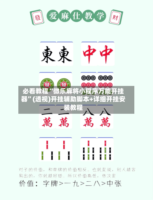 必看教程“微乐麻将小程序万能开挂器”(透视)开挂辅助脚本+详细开挂安装教程-第2张图片