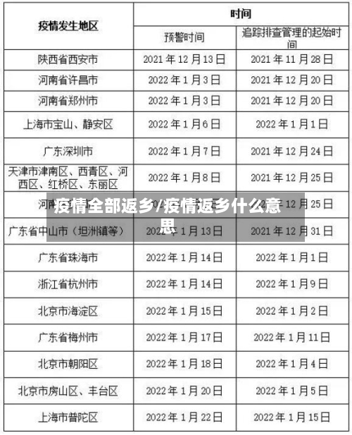 疫情全部返乡/疫情返乡什么意思-第2张图片