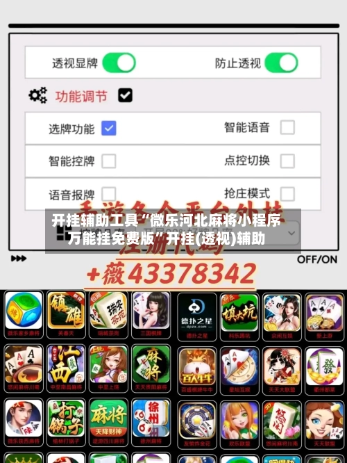 开挂辅助工具“微乐河北麻将小程序万能挂免费版”开挂(透视)辅助-第1张图片