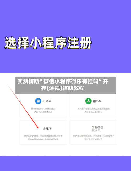 实测辅助	”微信小程序微乐有挂吗”开挂(透视)辅助教程-第2张图片