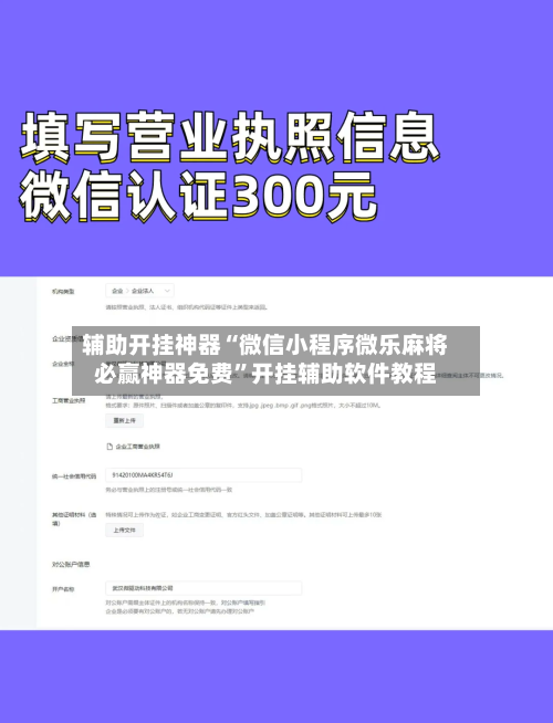 辅助开挂神器“微信小程序微乐麻将必赢神器免费	”开挂辅助软件教程-第1张图片
