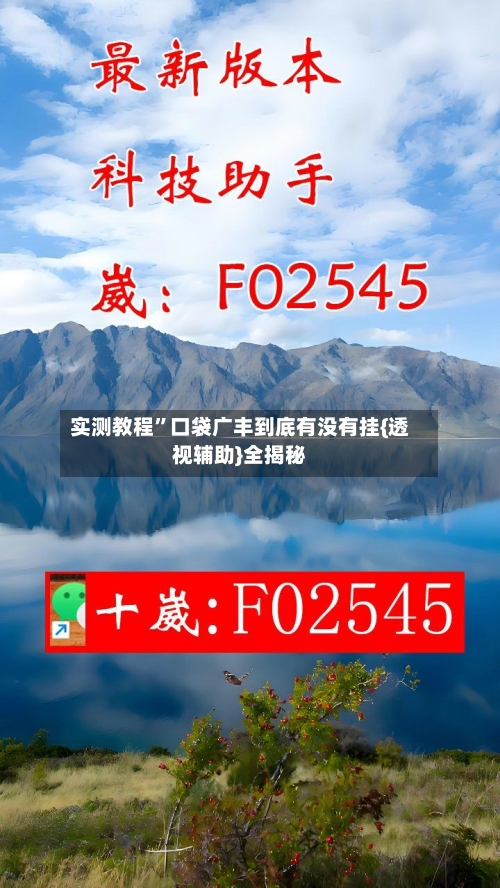 实测教程”口袋广丰到底有没有挂{透视辅助}全揭秘-第1张图片