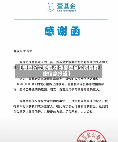【慈善分会疫情,中华慈善总会疫情捐赠信息报道】-第1张图片