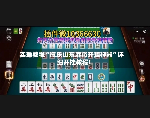 实操教程“微乐山东麻将开挂神器”详细开挂教程!-第3张图片