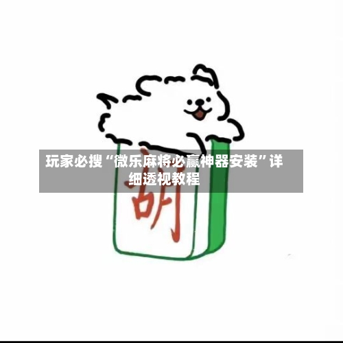 玩家必搜“微乐麻将必赢神器安装	”详细透视教程-第2张图片