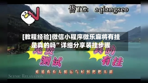 [教程经验]微信小程序微乐麻将有挂是真的吗”详细分享装挂步骤-第1张图片