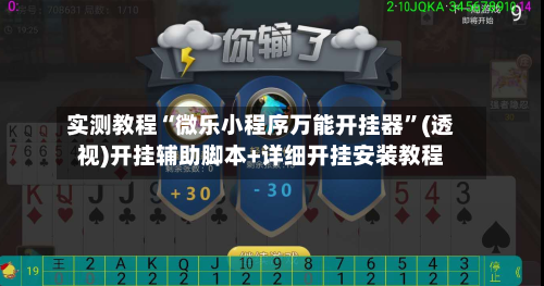 实测教程“微乐小程序万能开挂器”(透视)开挂辅助脚本+详细开挂安装教程-第2张图片