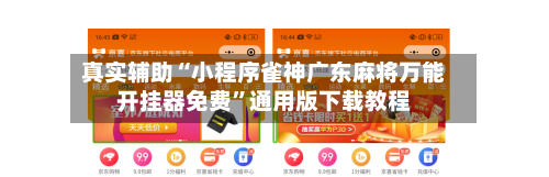 真实辅助“小程序雀神广东麻将万能开挂器免费”通用版下载教程-第1张图片