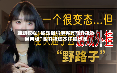 辅助教程“微乐捉鸡麻将万能开挂器通用版”附开挂脚本详细步骤-第3张图片