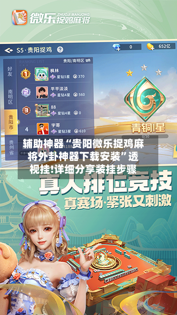 辅助神器“贵阳微乐捉鸡麻将外卦神器下载安装	”透视挂!详细分享装挂步骤-第3张图片