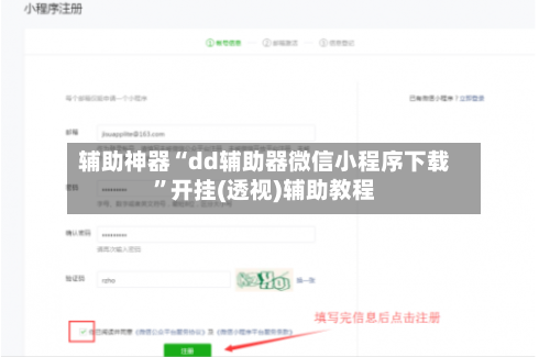 辅助神器“dd辅助器微信小程序下载”开挂(透视)辅助教程-第2张图片