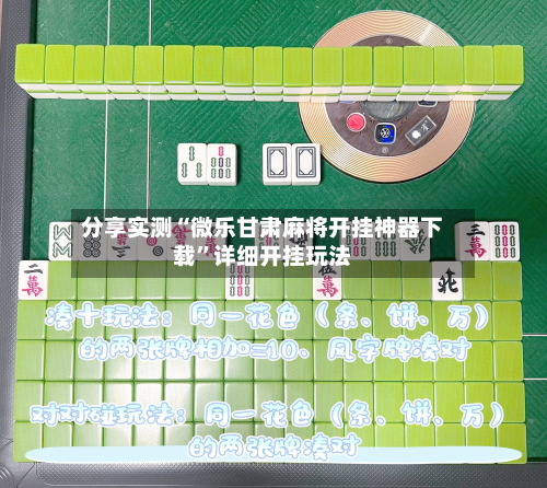 分享实测“微乐甘肃麻将开挂神器下载”详细开挂玩法-第1张图片