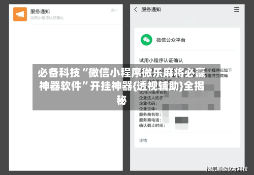 必备科技“微信小程序微乐麻将必赢神器软件	”开挂神器{透视辅助}全揭秘-第2张图片
