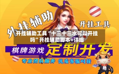 开挂辅助工具“十三十三水可以开挂吗”开挂辅助脚本+详细-第3张图片