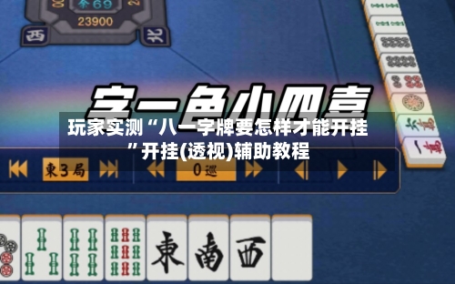 玩家实测“八一字牌要怎样才能开挂”开挂(透视)辅助教程-第1张图片