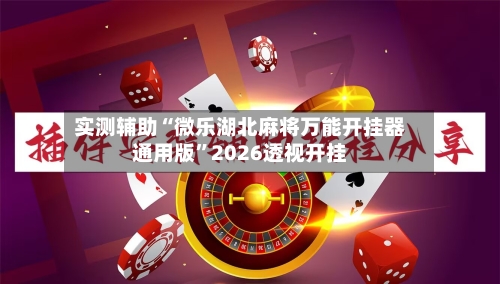 实测辅助“微乐湖北麻将万能开挂器通用版”2026透视开挂-第2张图片