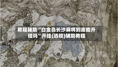 教程辅助“白金岛长沙麻将到底能开挂吗	”开挂(透视)辅助教程-第2张图片