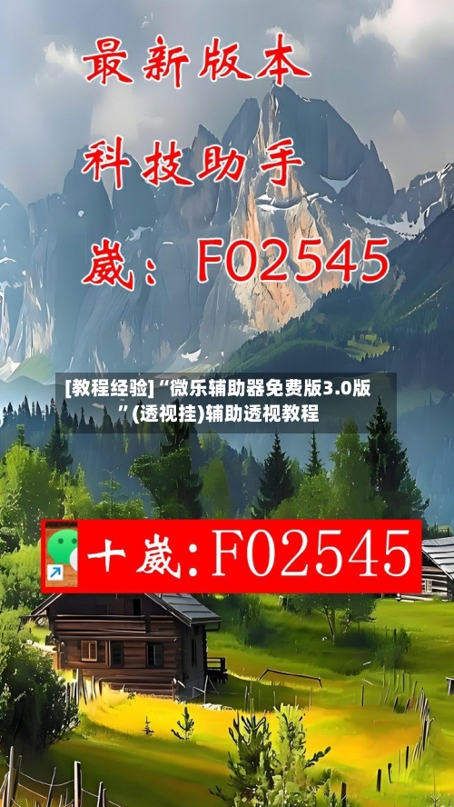 [教程经验]“微乐辅助器免费版3.0版”(透视挂)辅助透视教程-第1张图片