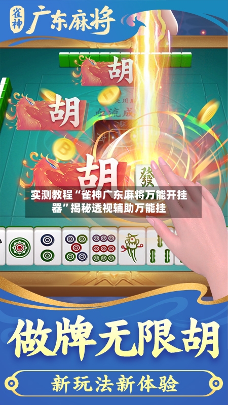 实测教程“雀神广东麻将万能开挂器	”揭秘透视辅助万能挂-第2张图片
