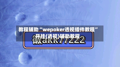 教程辅助“wepoker透视插件教程”开挂(透视)辅助教程-第2张图片
