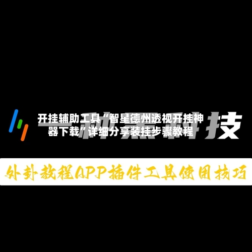 开挂辅助工具“智星德州透视开挂神器下载	”详细分享装挂步骤教程-第2张图片