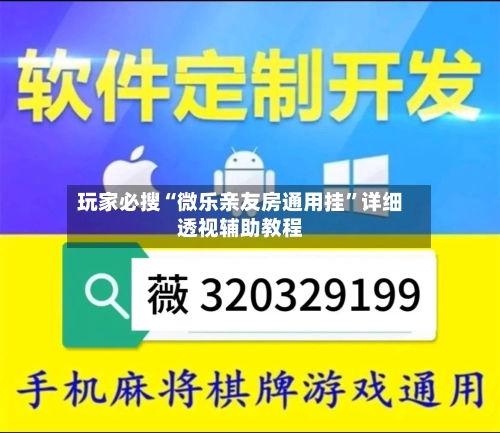 玩家必搜“微乐亲友房通用挂	”详细透视辅助教程-第2张图片
