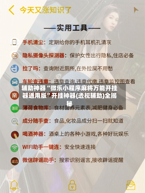 辅助神器“微乐小程序麻将万能开挂器通用版”开挂神器{透视辅助}全揭秘-第1张图片