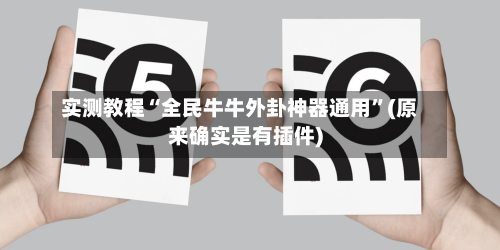 实测教程“全民牛牛外卦神器通用”(原来确实是有插件)-第2张图片