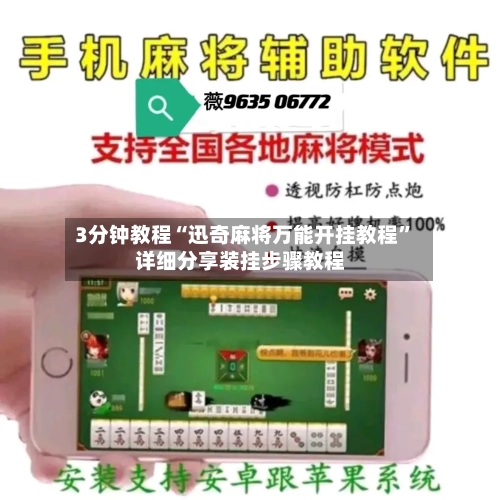 3分钟教程“迅奇麻将万能开挂教程”详细分享装挂步骤教程-第2张图片