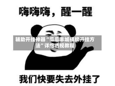 辅助开挂神器“瓜瓜丰城棋牌开挂方法”详细透视教程-第1张图片