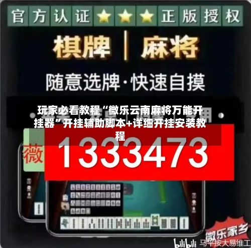 玩家必看教程“微乐云南麻将万能开挂器	”开挂辅助脚本+详细开挂安装教程-第2张图片