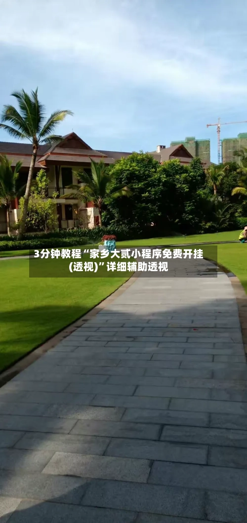 3分钟教程“家乡大贰小程序免费开挂(透视)”详细辅助透视-第1张图片