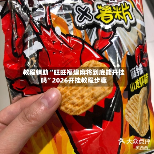 教程辅助“旺旺福建麻将到底能开挂吗”2026开挂教程步骤-第2张图片