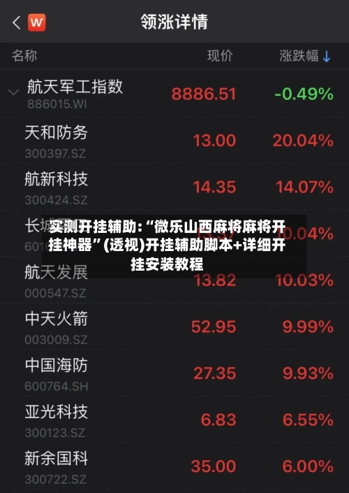 实测开挂辅助:“微乐山西麻将麻将开挂神器”(透视)开挂辅助脚本+详细开挂安装教程-第1张图片