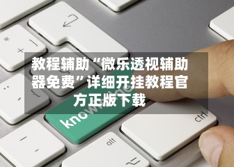 教程辅助“微乐透视辅助器免费”详细开挂教程官方正版下载-第1张图片