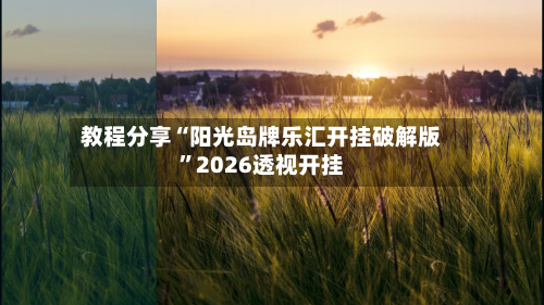 教程分享“阳光岛牌乐汇开挂破解版	”2026透视开挂-第1张图片