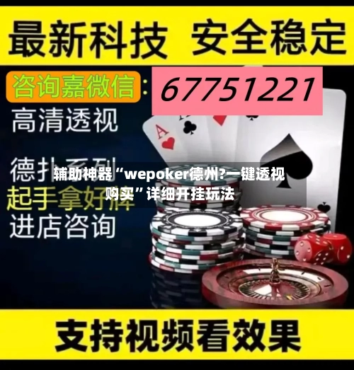 辅助神器“wepoker德州?一键透视购买”详细开挂玩法-第1张图片