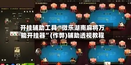 开挂辅助工具“微乐湖南麻将万能开挂器”(作弊)辅助透视教程-第1张图片