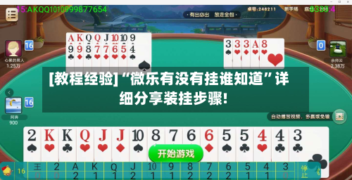 [教程经验]“微乐有没有挂谁知道”详细分享装挂步骤!-第2张图片