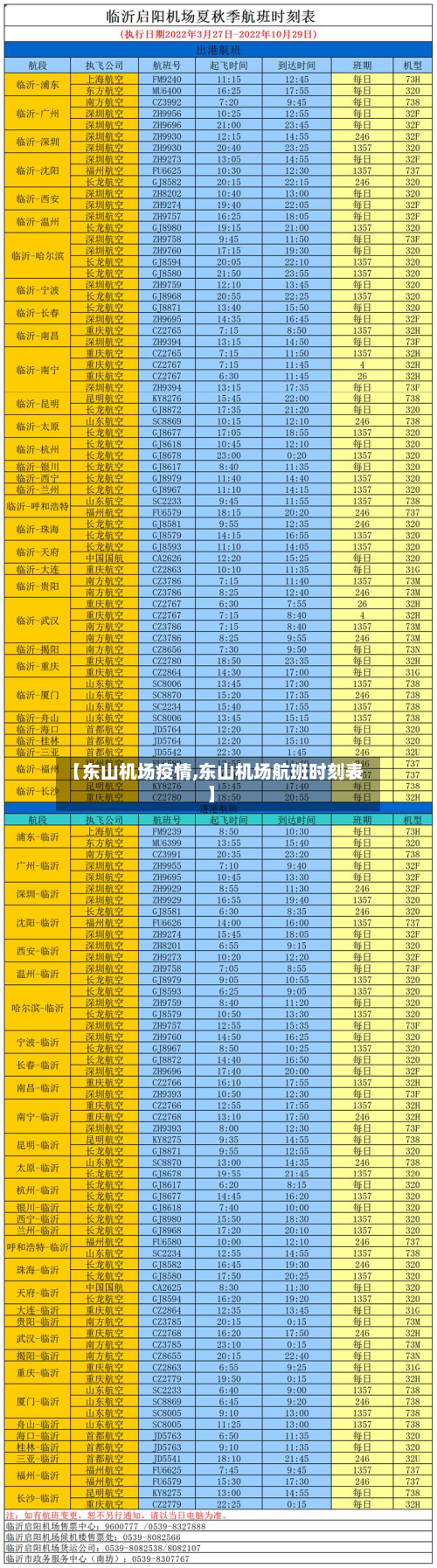 【东山机场疫情,东山机场航班时刻表】-第1张图片