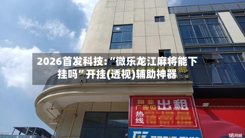 2026首发科技:“微乐龙江麻将能下挂吗”开挂(透视)辅助神器-第2张图片