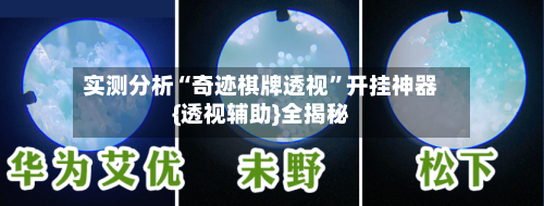 实测分析“奇迹棋牌透视”开挂神器{透视辅助}全揭秘-第2张图片