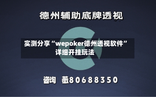 实测分享“wepoker德州透视软件”详细开挂玩法-第2张图片