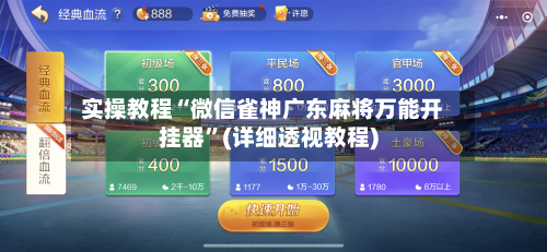 实操教程“微信雀神广东麻将万能开挂器”(详细透视教程)-第1张图片