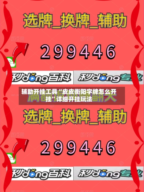辅助开挂工具“皮皮衡阳字牌怎么开挂	”详细开挂玩法-第2张图片