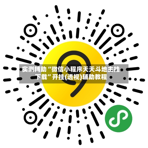 实测辅助“微信小程序天天斗地主挂下载”开挂(透视)辅助教程-第2张图片